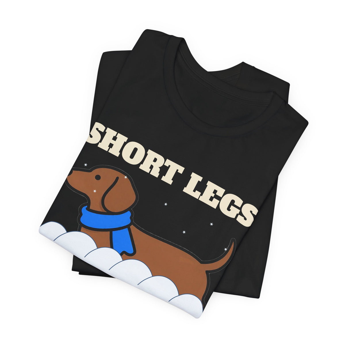Dachshund Christmas Shirt - Short Legs, Deep Snow Tee | Dachshund Gift