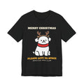 Reactive Dog Christmas Shirt - Please Give Us Space Tee - original t-shirt design by Pastime Goods