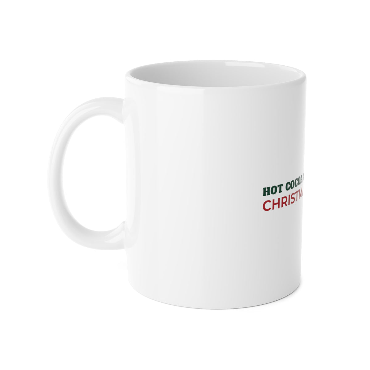 Hot Cocoa and Highland Cows Mug, Christmas Essentials Cow Lover Mug, Highland Cow Gift, Cozy Winter Holiday Mug, Cow Mom Mug