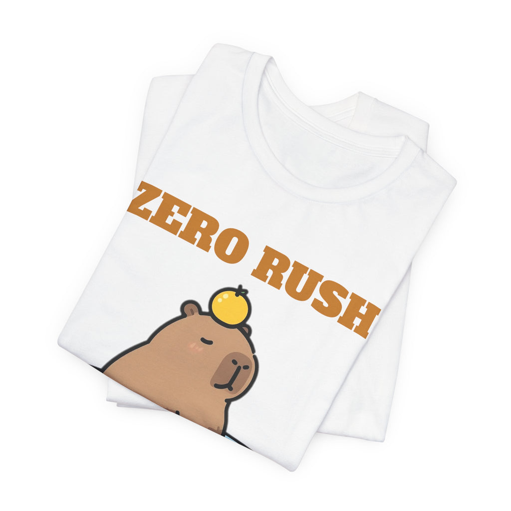 Capybara Shirt - Zero Rush Energy Tee | Capybara Lover Gift