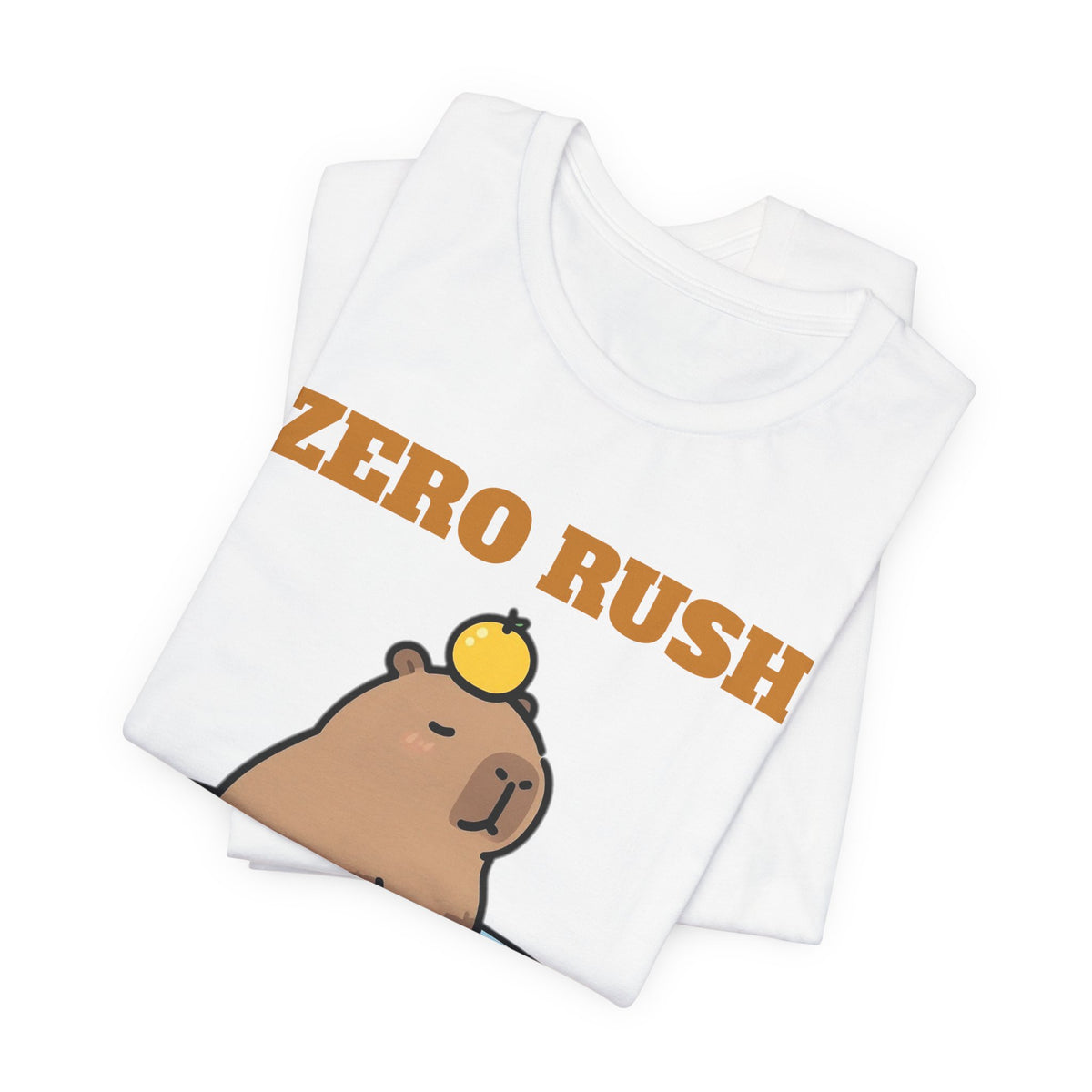 Capybara Shirt - Zero Rush Energy Tee | Capybara Lover Gift
