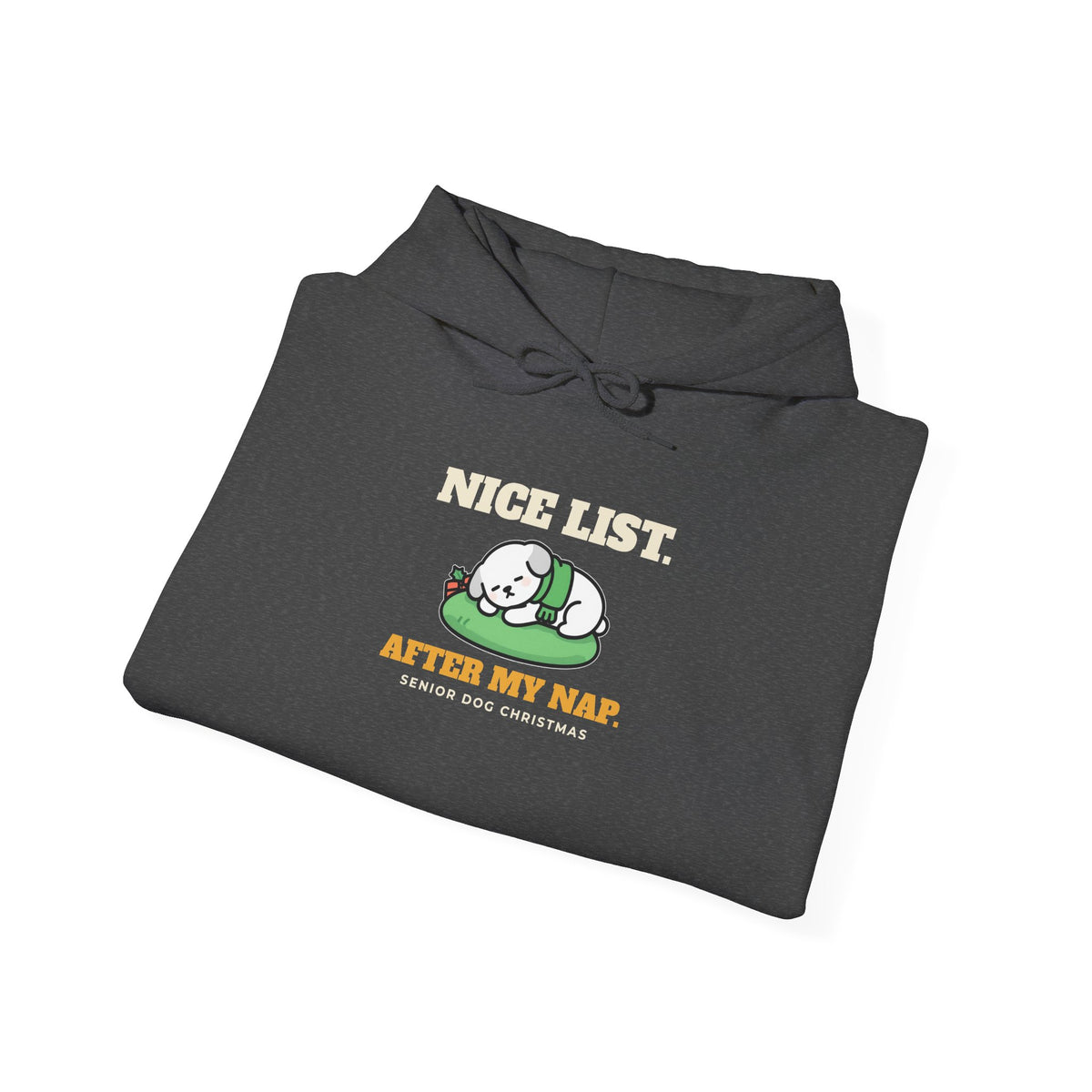 Dog Christmas Hoodie - Nice List After My Nap | Dog Dad Christmas Gift