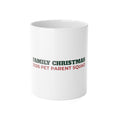 Family Christmas 2026 Pet Parent Squad Mug, Matching Holiday Mug for Dog Cat Parents, Family Pet Lover Christmas Mug Gift