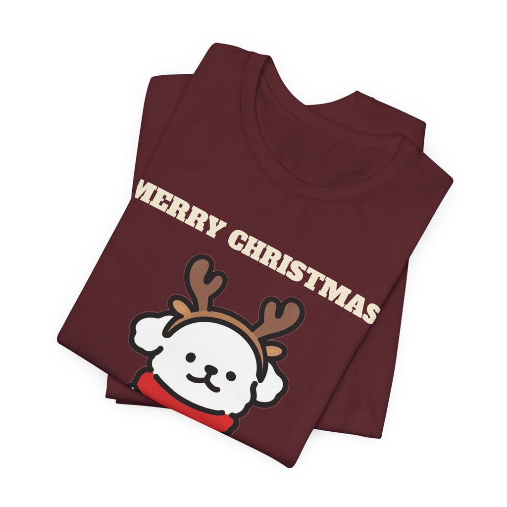 Reactive Dog Christmas Shirt - Please Give Us Space Tee | Dog Mom Christmas Gift