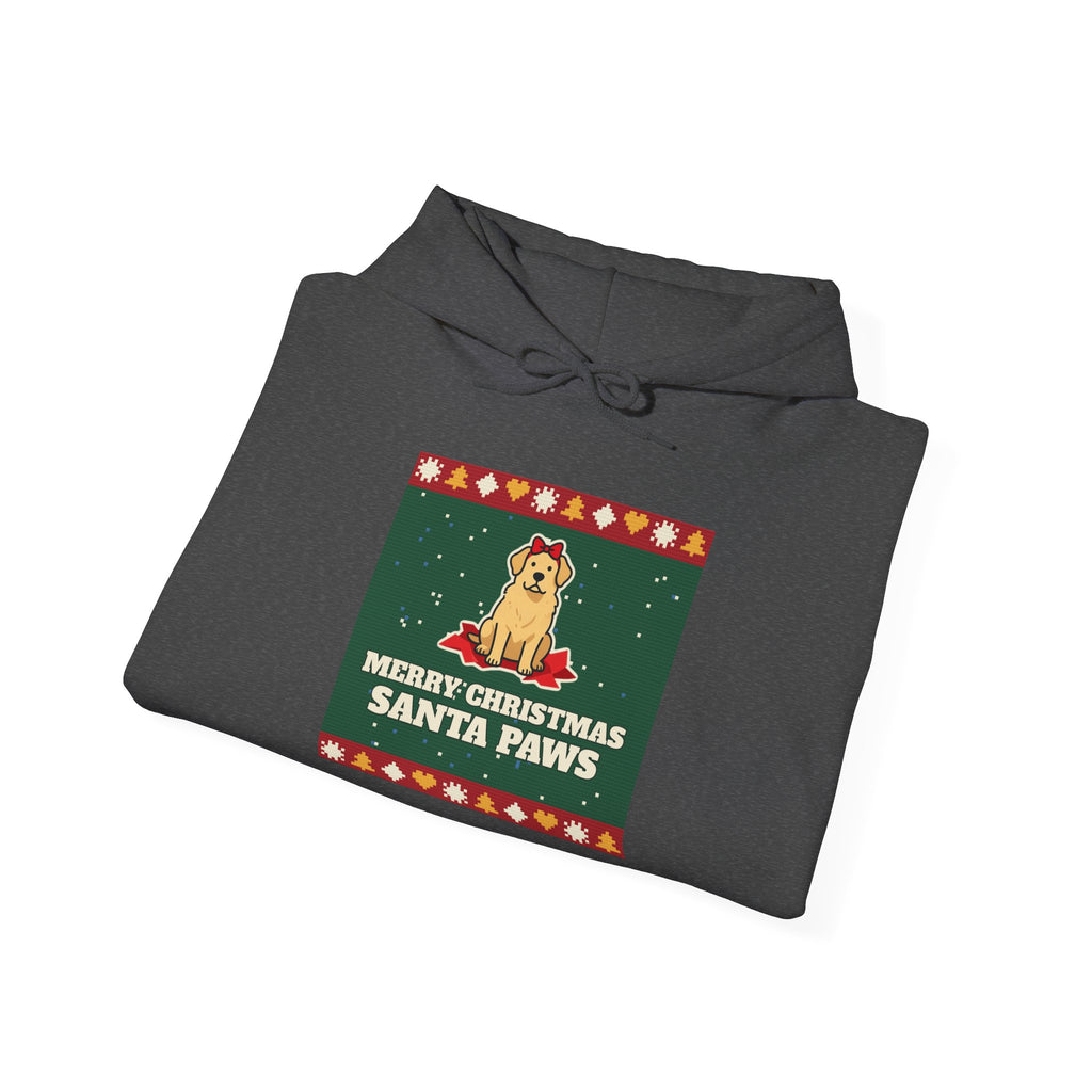 Santa Paws Ugly Christmas Sweater Hoodie