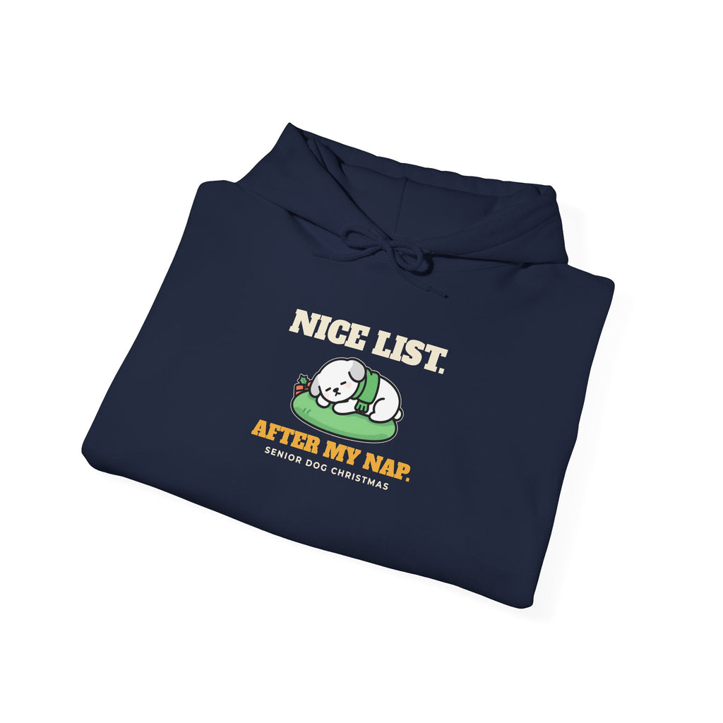 Dog Christmas Hoodie - Nice List After My Nap | Dog Dad Christmas Gift