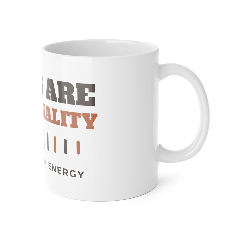 Highland Cow Mug - Bangs Are a Personality Coffee Cup | Highland Cow Gift
