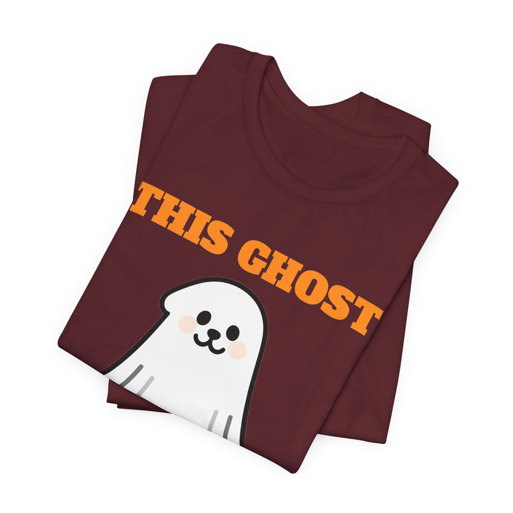 Halloween Dog Shirt - This Ghost Needs Space Tee | Reactive Dog Gift