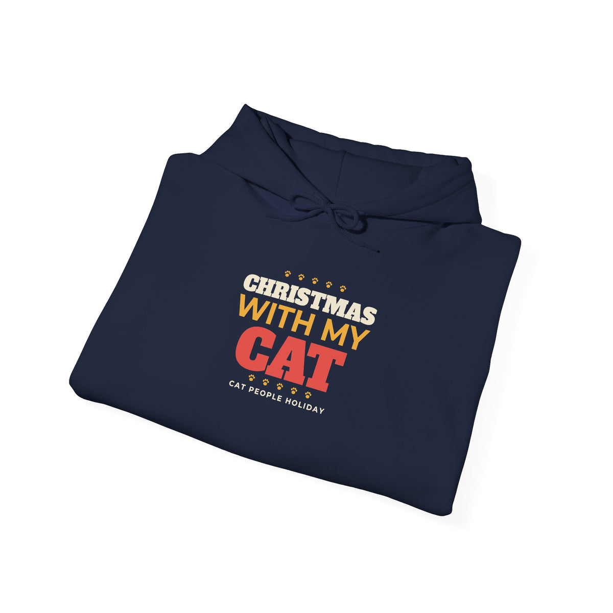 Christmas With My Cat Hoodie