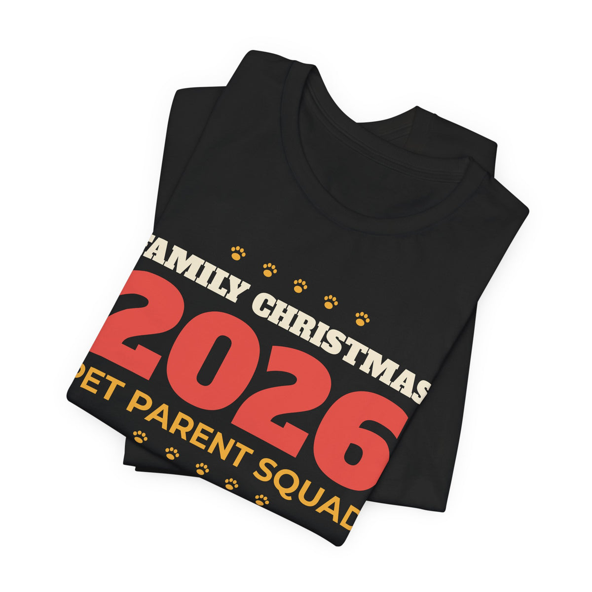 Family Christmas 2026 Pet Parent Squad Shirt, Matching Holiday Tee for Dog Cat Parents, Family Pet Lover Christmas Pajama Shirt Gift