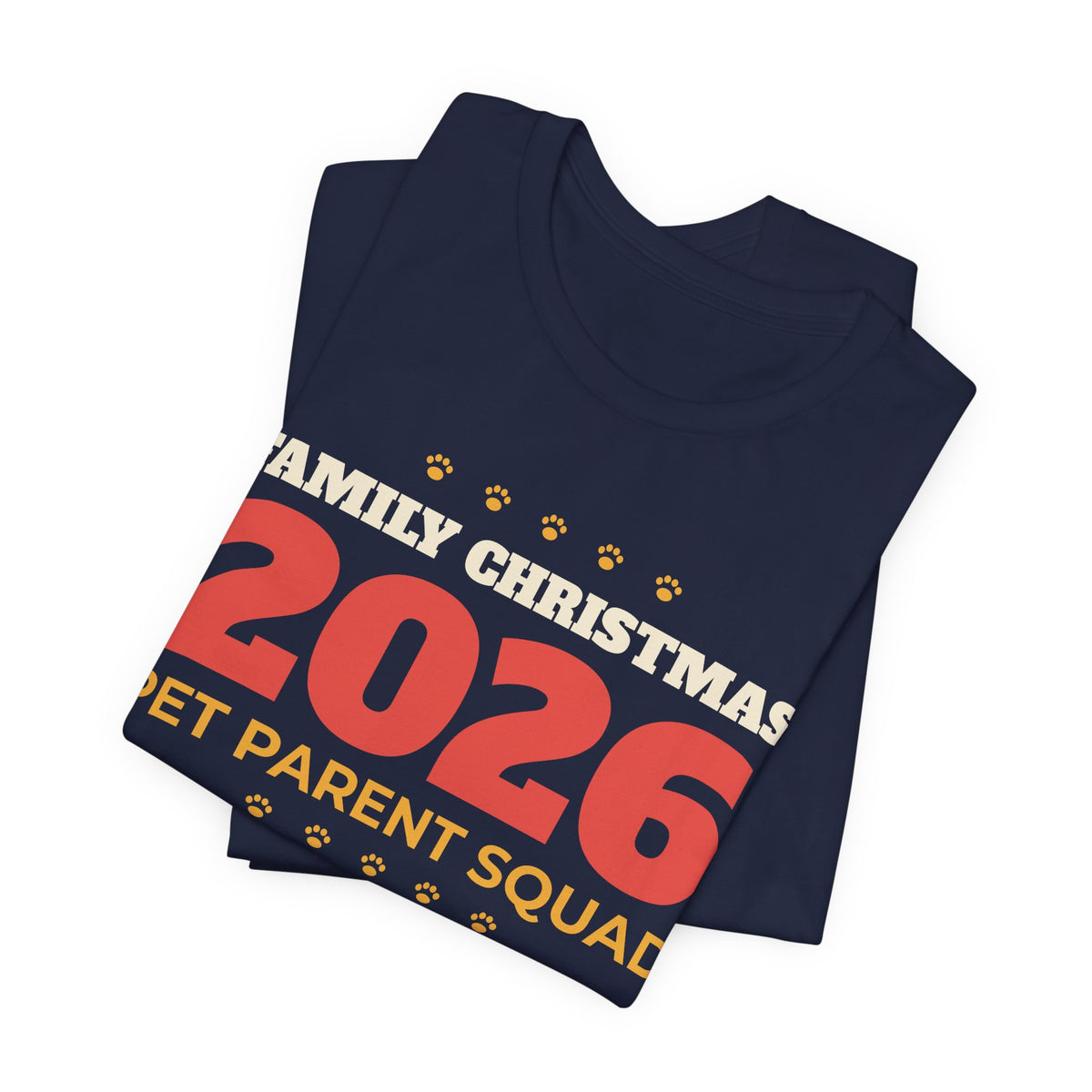 Family Christmas 2026 Pet Parent Squad Shirt, Matching Holiday Tee for Dog Cat Parents, Family Pet Lover Christmas Pajama Shirt Gift