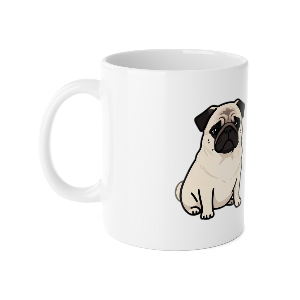 Pug Mug, Did Someone Say Walk Funny Pug Side Eye Coffee Cup, Pug Mom Gift, Pug Dad Gift, Pug Lover Ceramic Mug 11oz