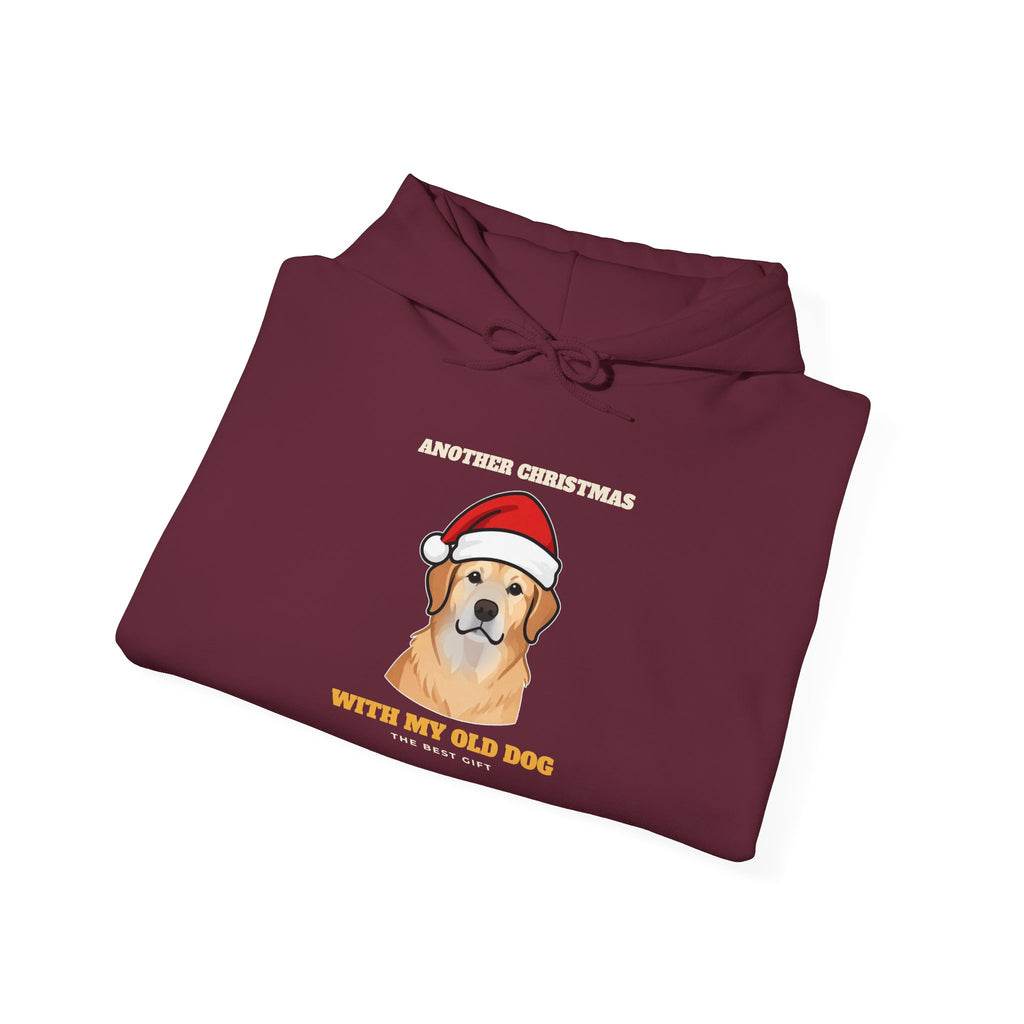 Senior Dog Christmas Hoodie - Another Christmas With My Old Dog | Dog Mom Christmas Gift