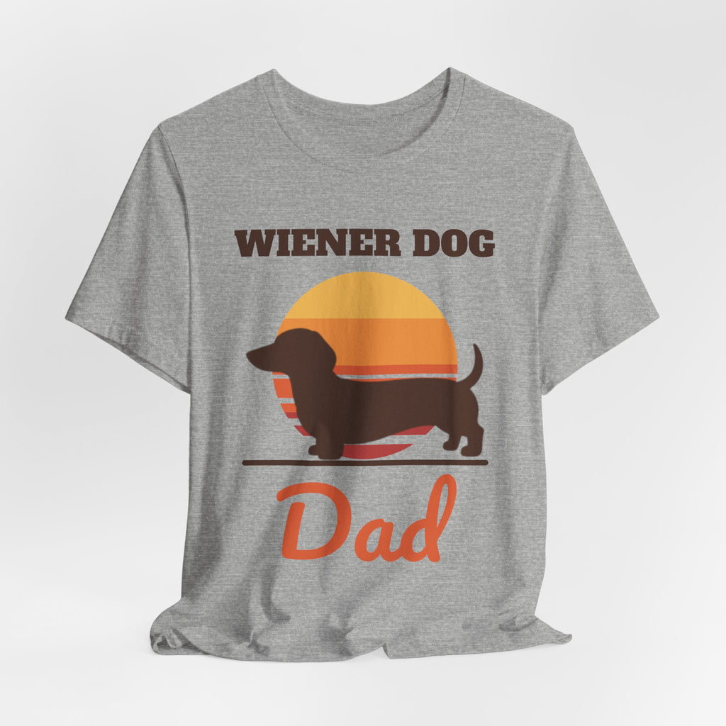 Dachshund Dad Shirt - Retro Wiener Dog Dad Tee | Dachshund Gift