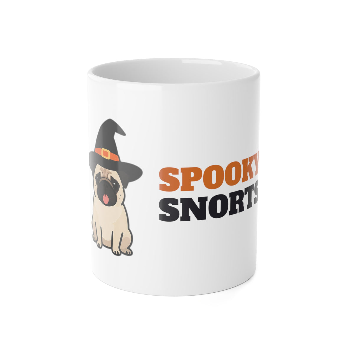 Spooky Snorts Halloween Pug Mug | Pug Gift