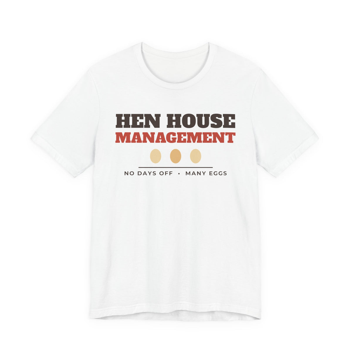 Hen House Management chicken mom shirt tee on white