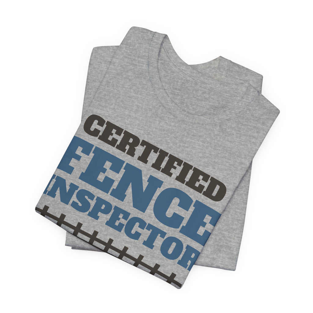 Goat Mom Shirt - Certified Fence Inspector Tee | Goat Lover Gift