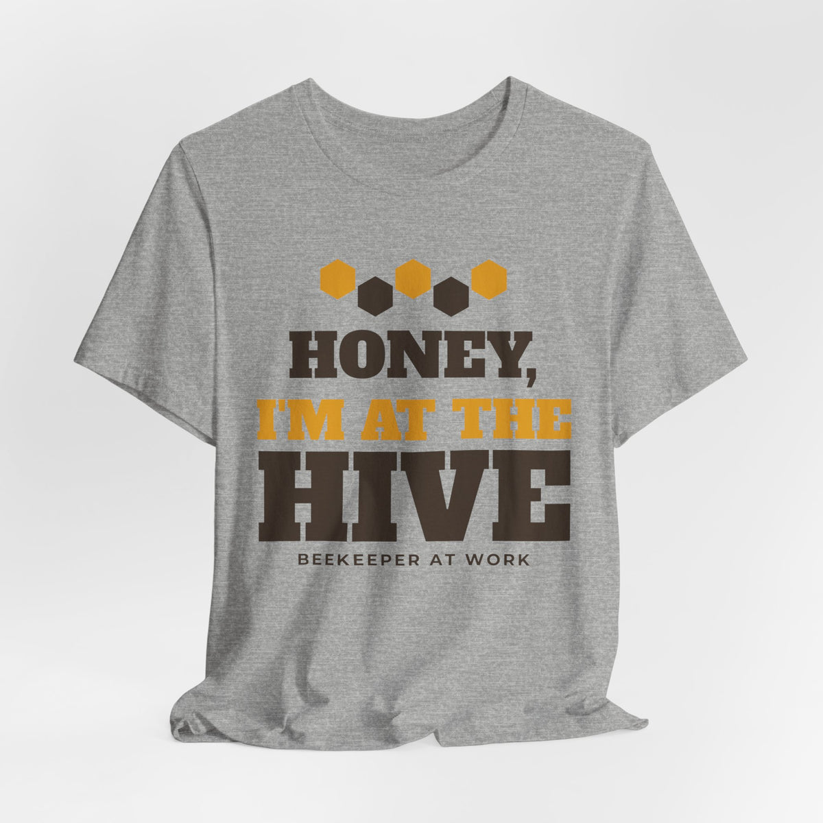 Funny Beekeeper Shirt - Honey, I'm at the Hive Tee | Beekeeper Gift