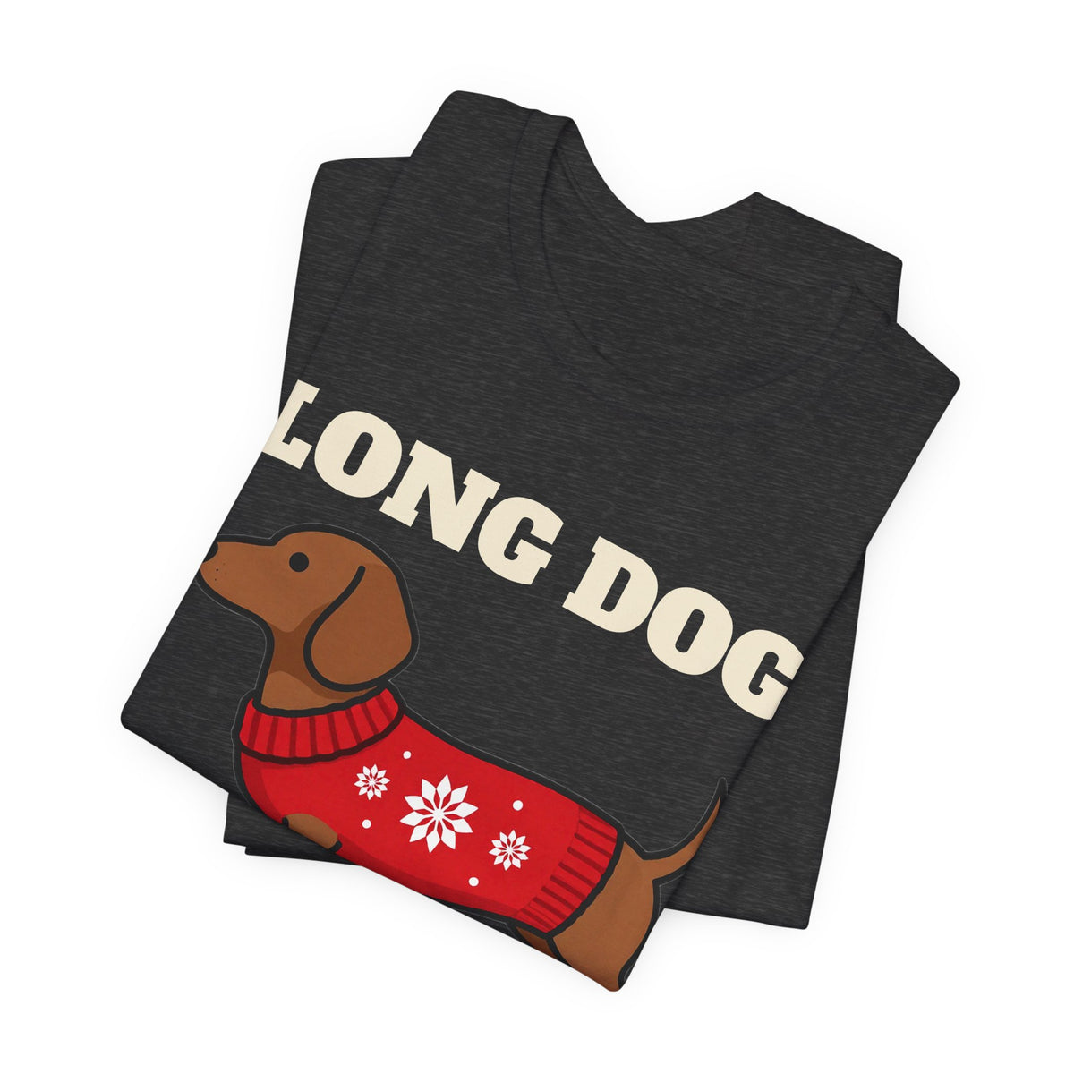Dachshund Christmas Shirt - Long Dog, Extra Long Sweater Tee | Dachshund Christmas Gift