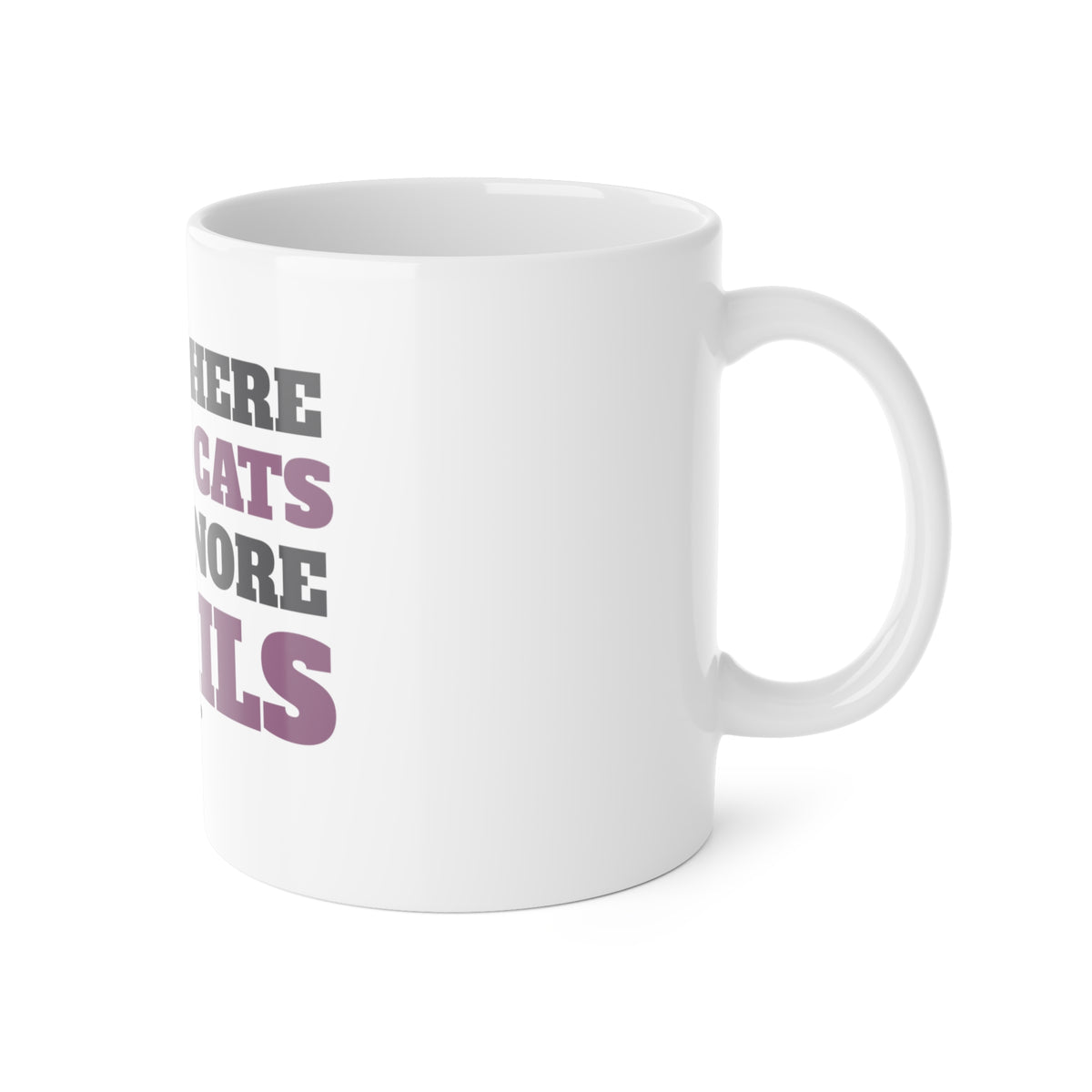 Funny Cat Mug - I Came Here to Pet Cats and Ignore Emails Coffee Cup | Cat Lover Gift