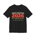 Family Christmas 2026 Pet Parent Squad Shirt, Matching Holiday Tee for Dog Cat Parents, Family Pet Lover Christmas Pajama Shirt Gift