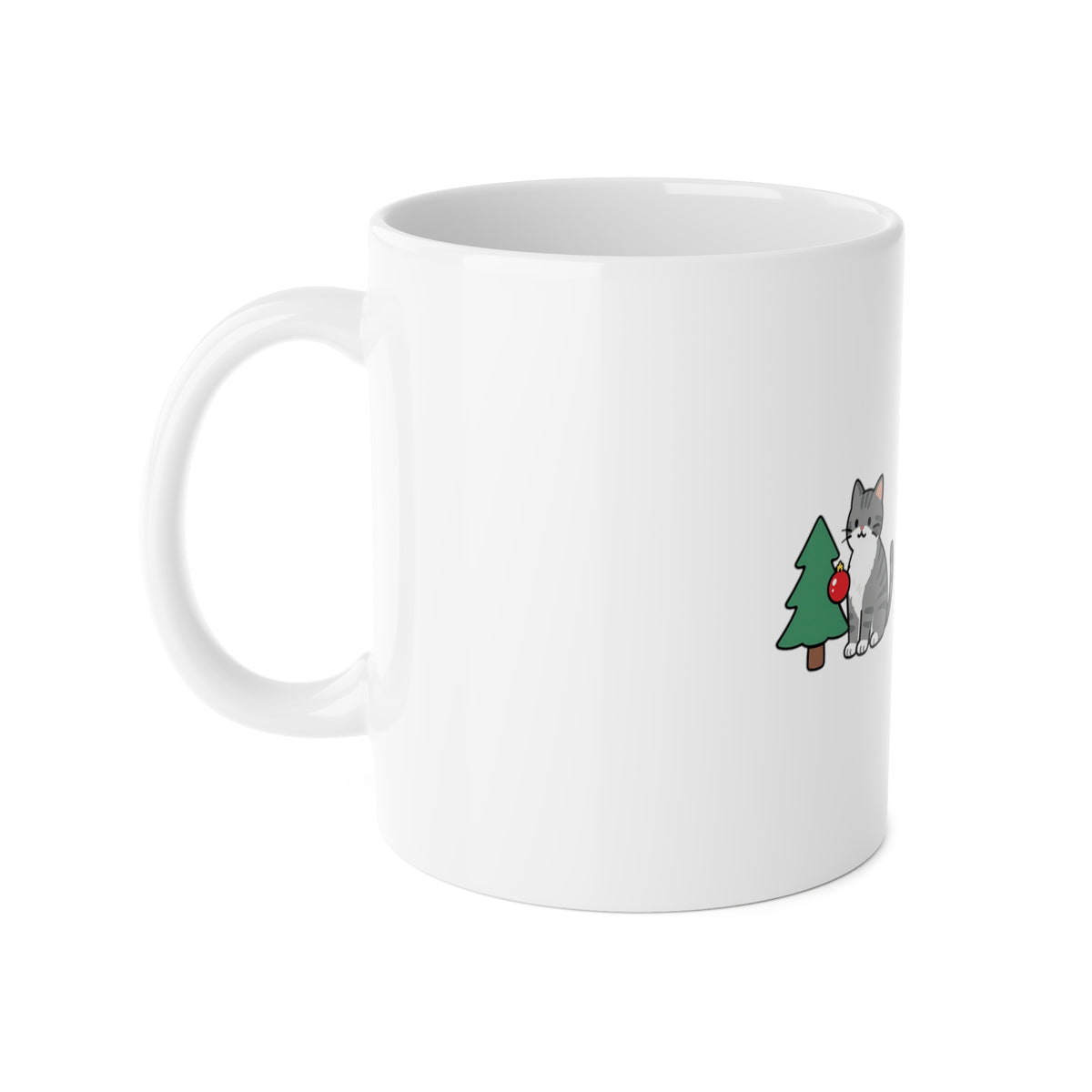 Funny Cat Christmas Mug, Nice List Debatable Cat Mug, Cat Mom Christmas Gift, Cat Dad Holiday Mug, Naughty Cat Lover Gift