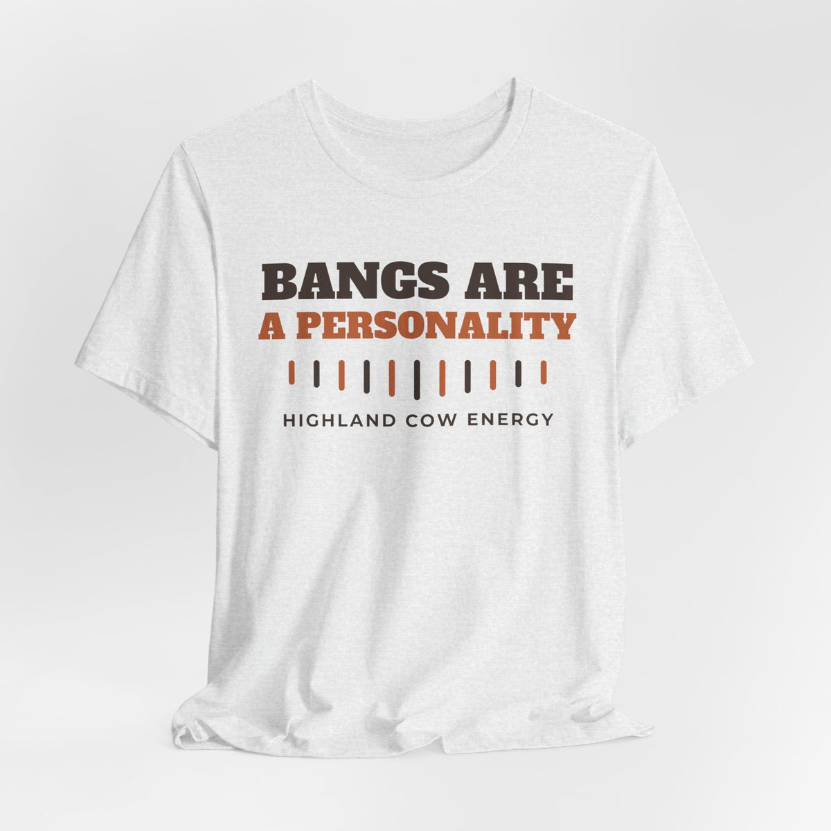 Highland Cow Shirt - Bangs Are a Personality Tee | Highland Cow Gift