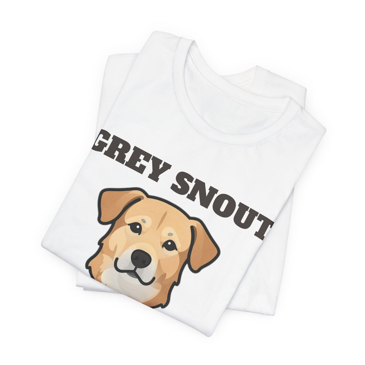 Senior Dog Gift Shirt - Grey Snout, Golden Heart Tee | Old Dog Gift