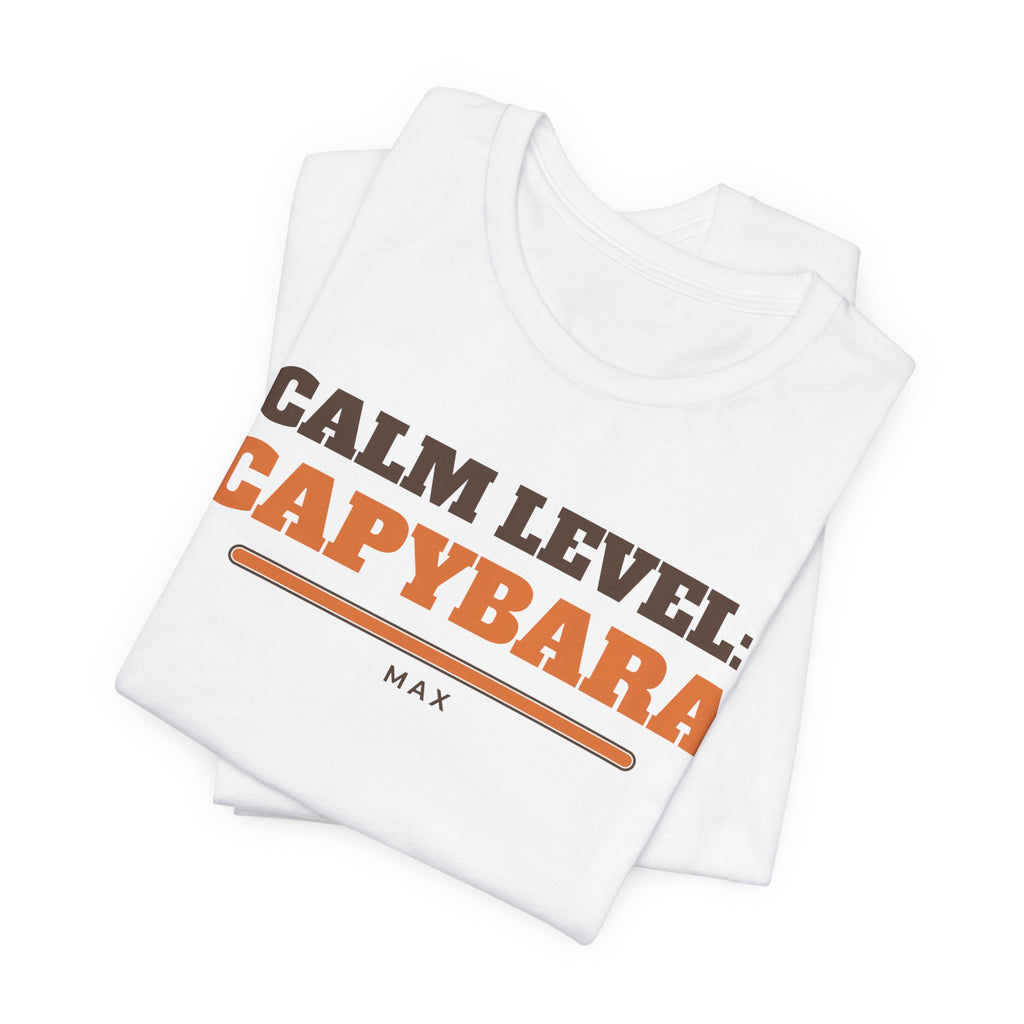 Capybara Tee - Calm Level | Capybara Gift