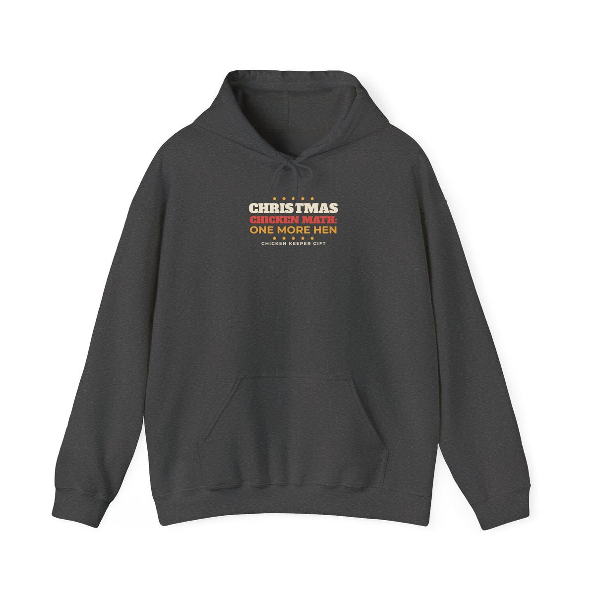 Chicken Math Christmas Hoodie, One More Hen Funny Chicken Keeper Hoodie, Chicken Lover Gift, Backyard Chicken Holiday Hoodie, Farm Gift
