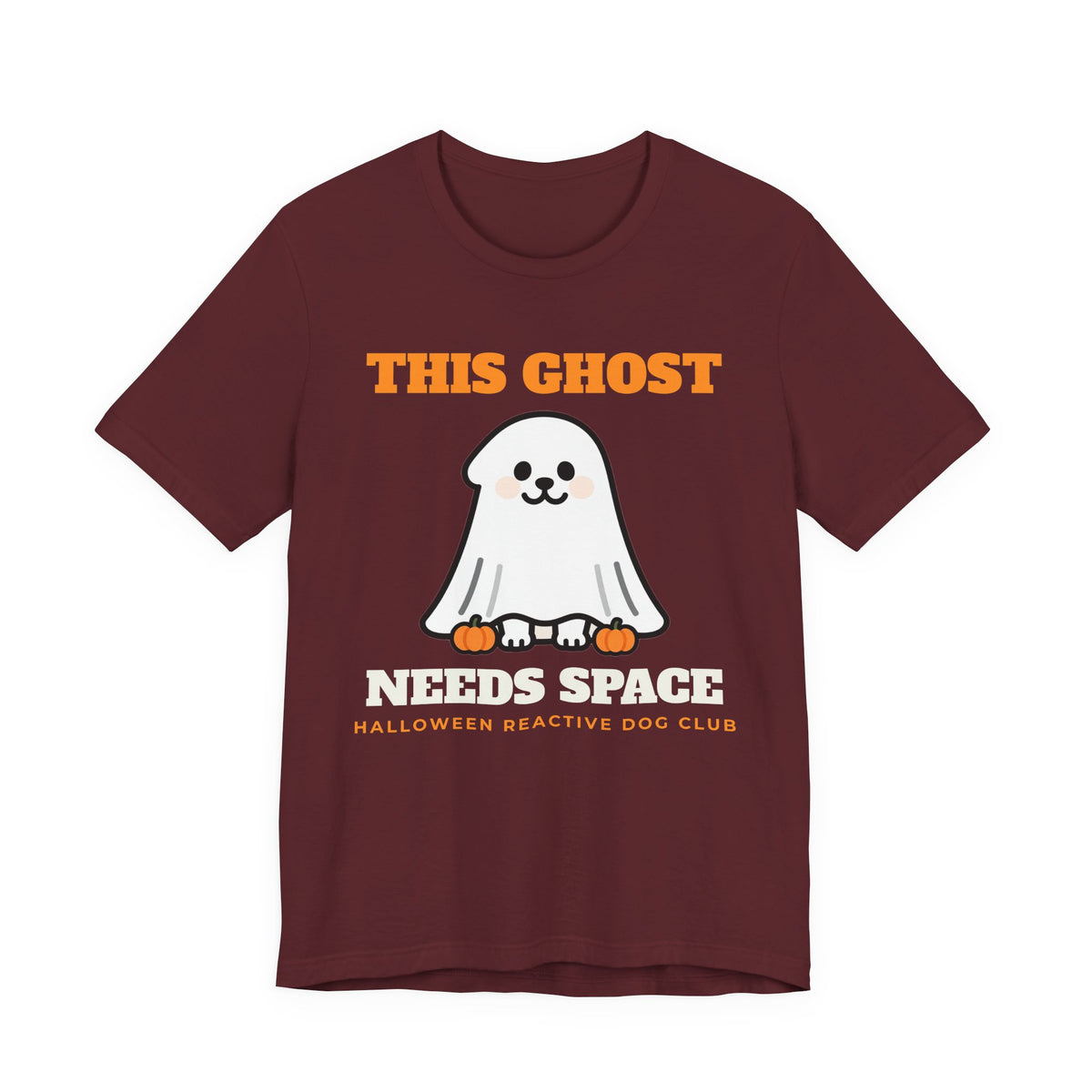 Halloween Dog Shirt - This Ghost Needs Space Tee | Reactive Dog Gift