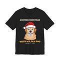 Another Christmas With My Old Dog senior dog christmas shirt tee in black