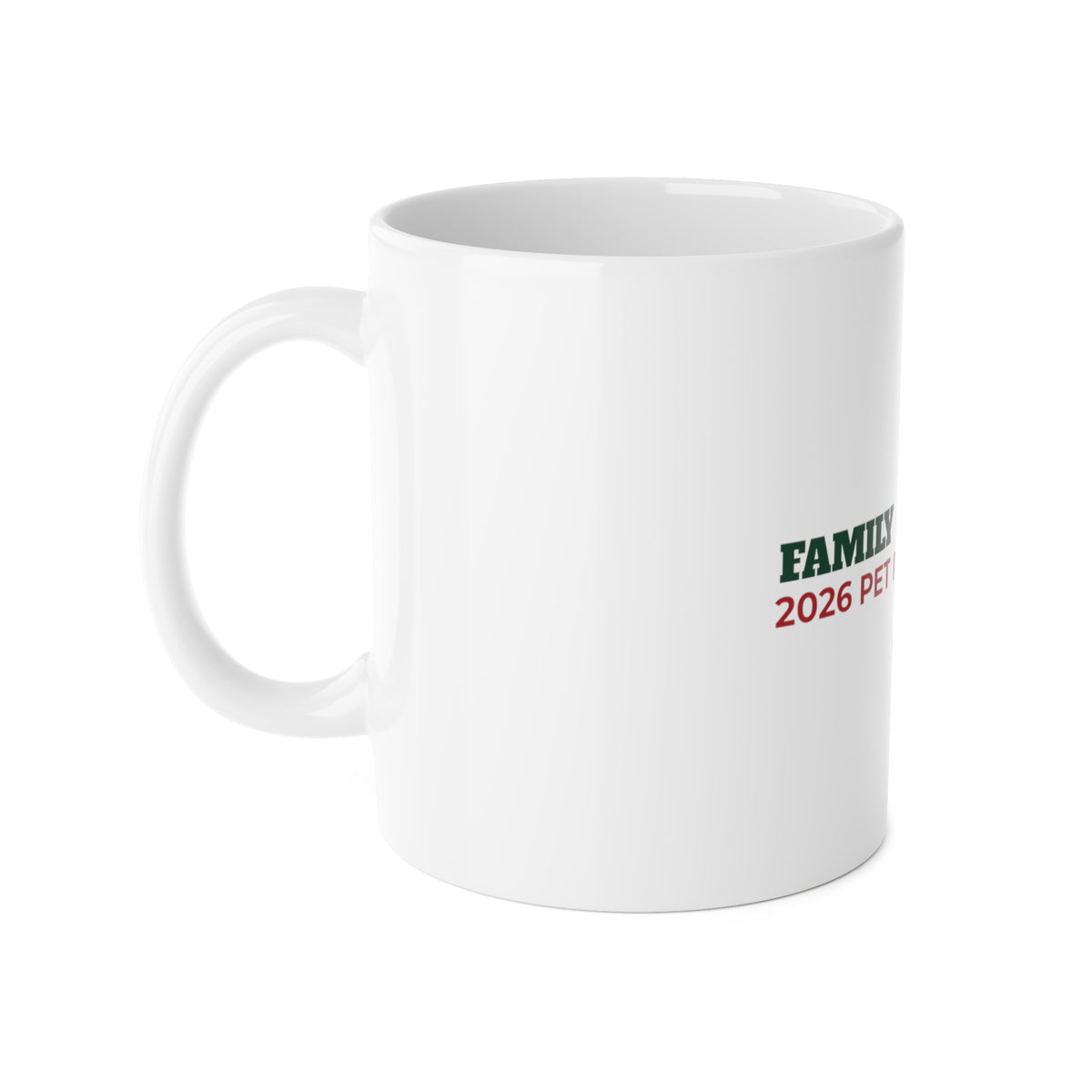 Family Christmas 2026 Pet Parent Squad Mug, Matching Holiday Mug for Dog Cat Parents, Family Pet Lover Christmas Mug Gift