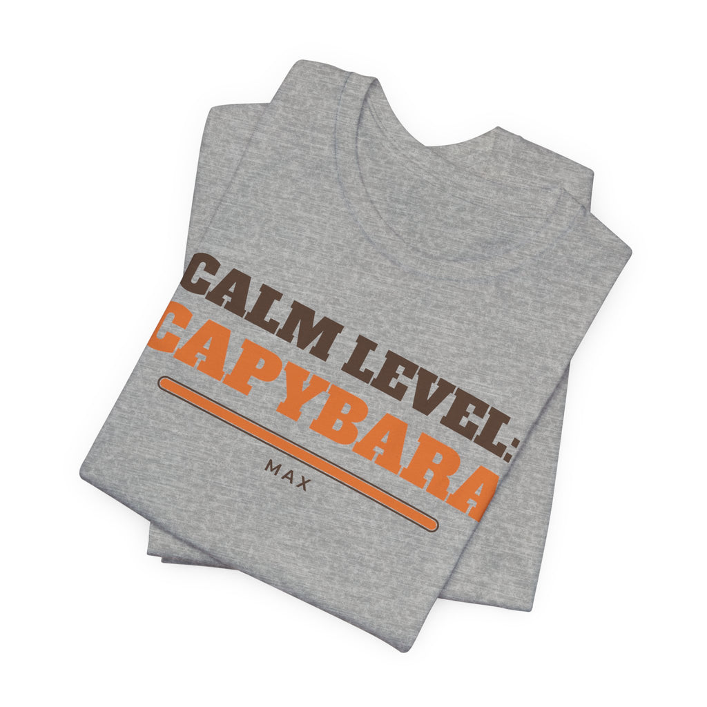 Capybara Tee - Calm Level | Capybara Gift