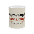Zugzwang Is My Love Language chess mug: 11oz white ceramic mug, front view