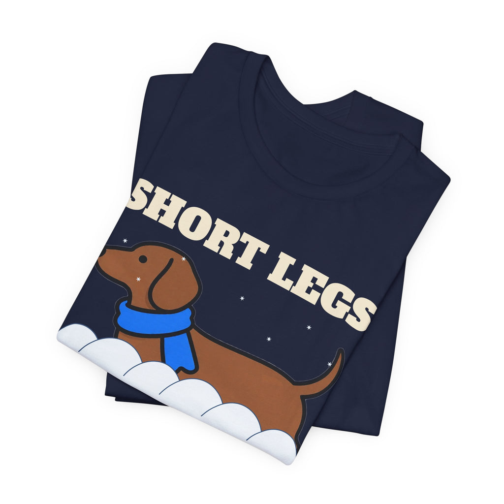 Dachshund Christmas Shirt - Short Legs, Deep Snow Tee | Dachshund Gift