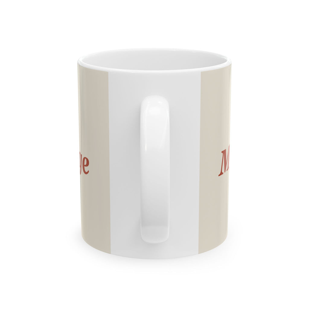 Zugzwang Is My Love Language chess mug, side view with handle