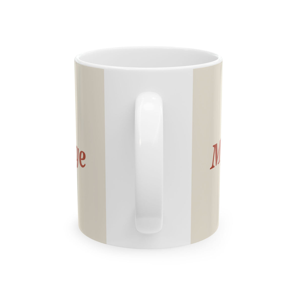 Zugzwang Is My Love Language chess mug, side view with handle