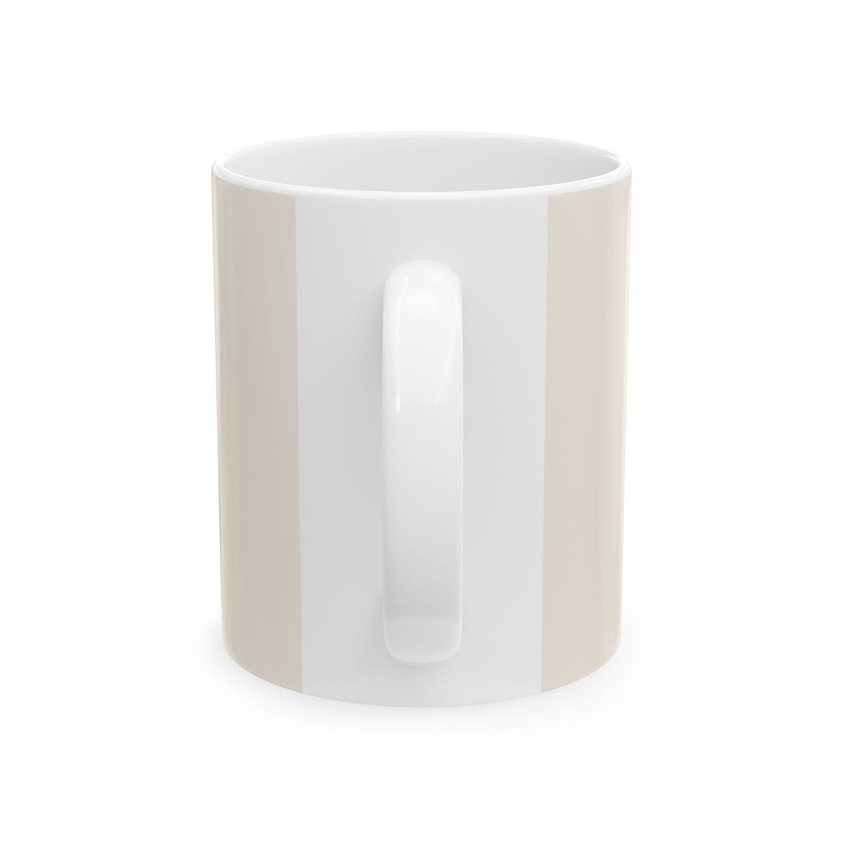 I Came, I Pung, I Conquered funny mahjong mug, side view with handle