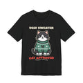Ugly Christmas Sweater Style Shirt Cat, Cat Approved Funny Holiday Tee, Grumpy Cat Christmas Shirt, Cat Mom Gift, Cat Lover Sweatshirt